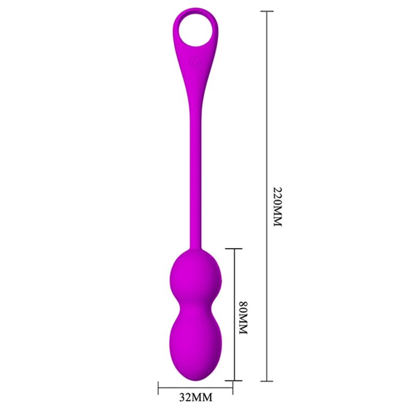 Pretty Love Smart Pretty Love - Elvira Rechargeable Vibrating Balls Purple