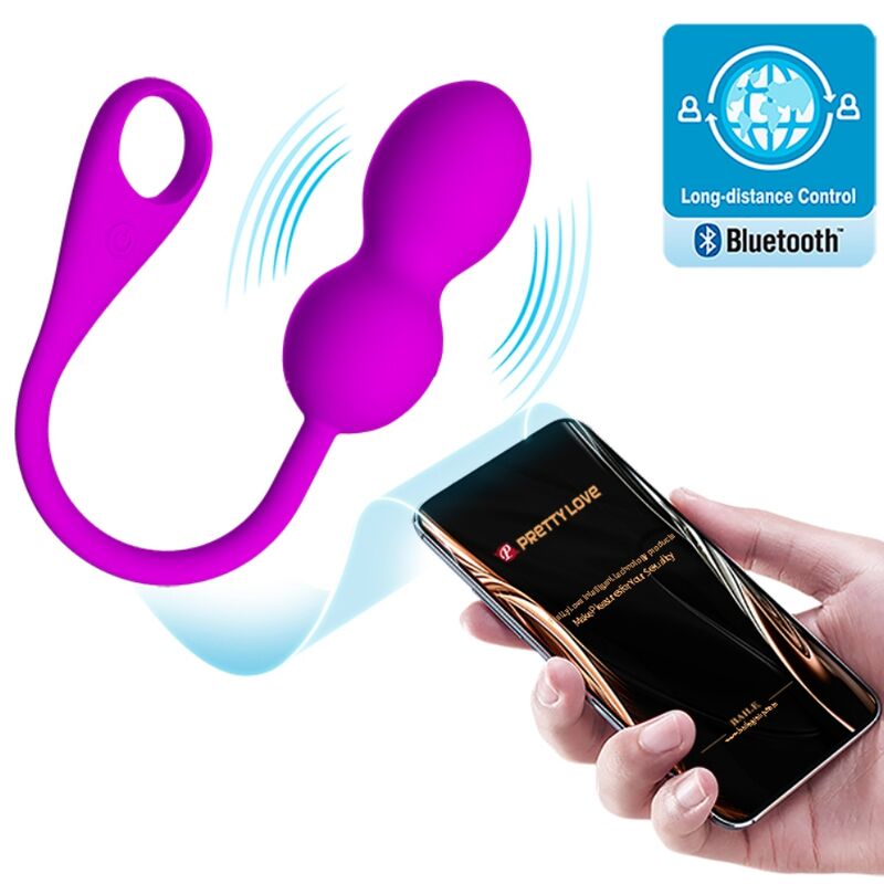Pretty Love Smart Pretty Love - Elvira Rechargeable Vibrating Balls Purple