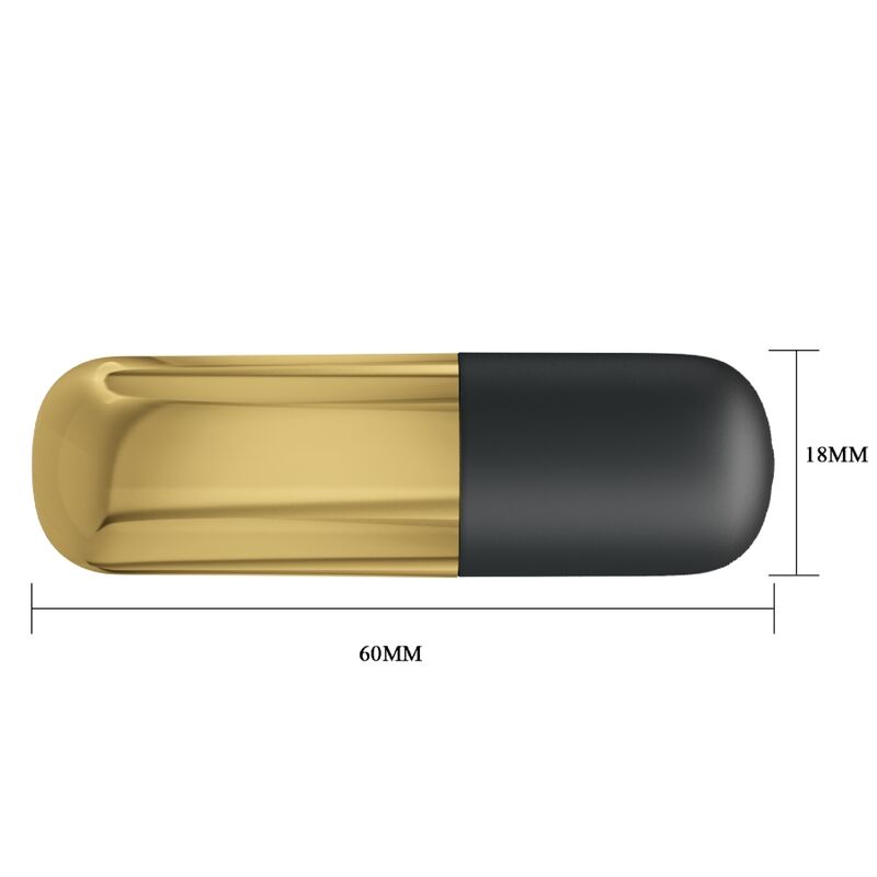 Pretty Love Bottom Pretty Love - Golden Rechargeable Bullet Vibrator