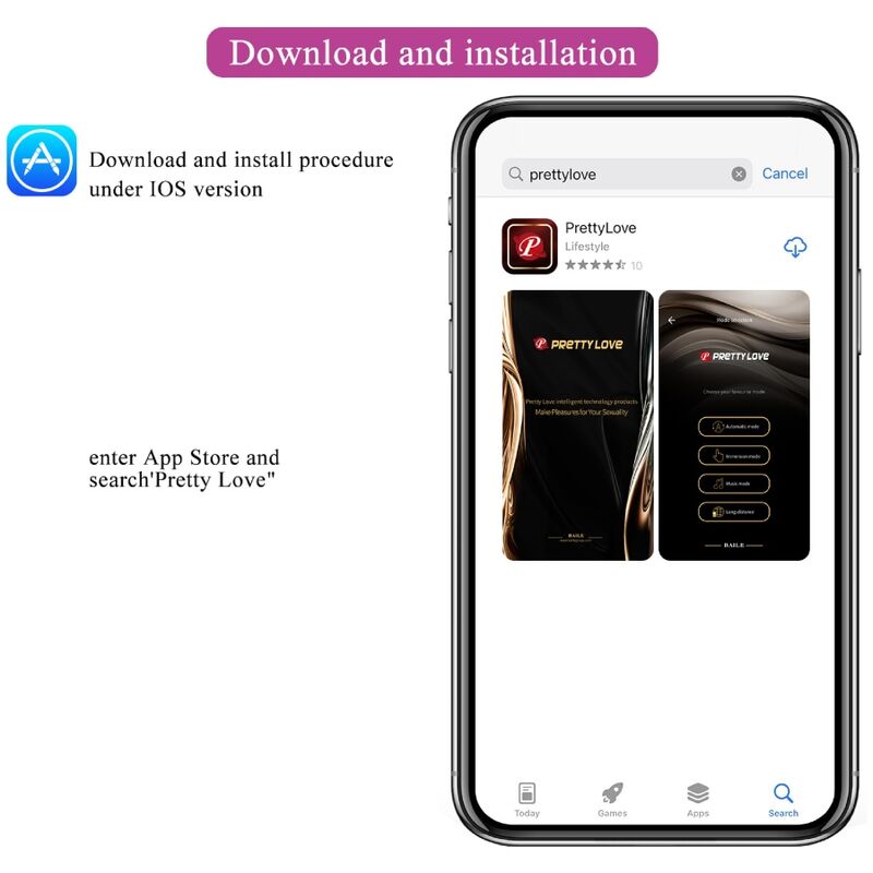 Pretty Love Bottom Pretty Love - Nymph Vibrating Egg App Controlled Purple