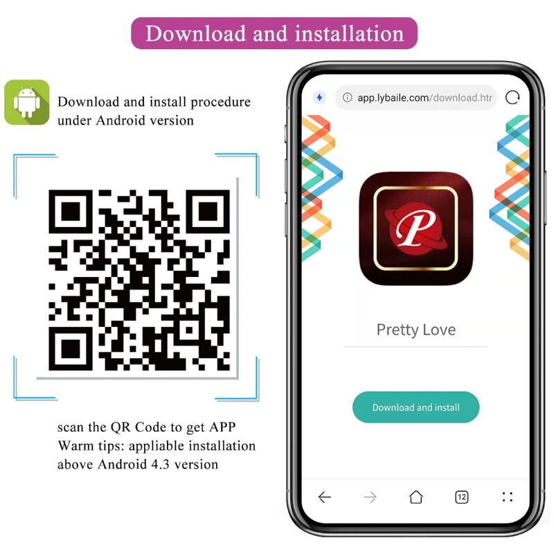 Pretty Love Bottom Pretty Love - Nymph Vibrating Egg App Controlled Purple