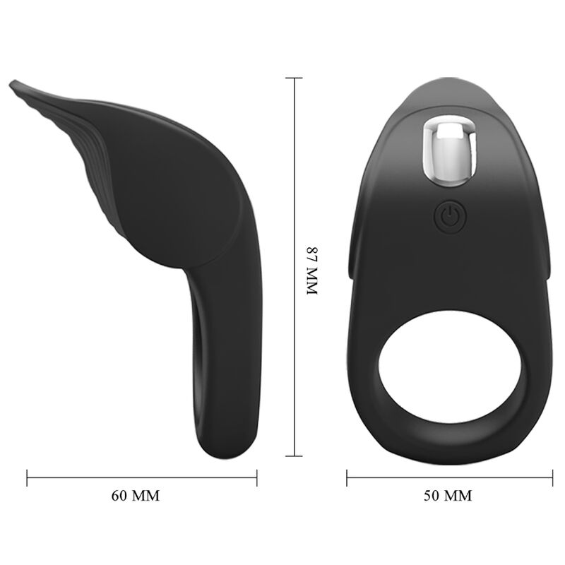 Pretty Love Male Pretty Love - Susanna Vibrating Penis Ring Black