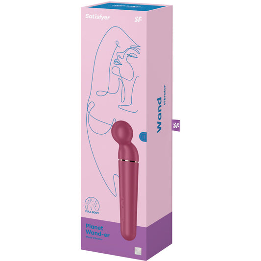 Satisfyer Planet Wand-er Rød Erotik Massager