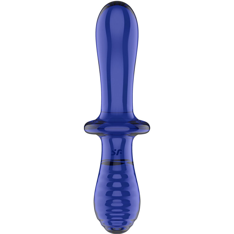 Satisfyer Double Crystal Transparent Glasdildo