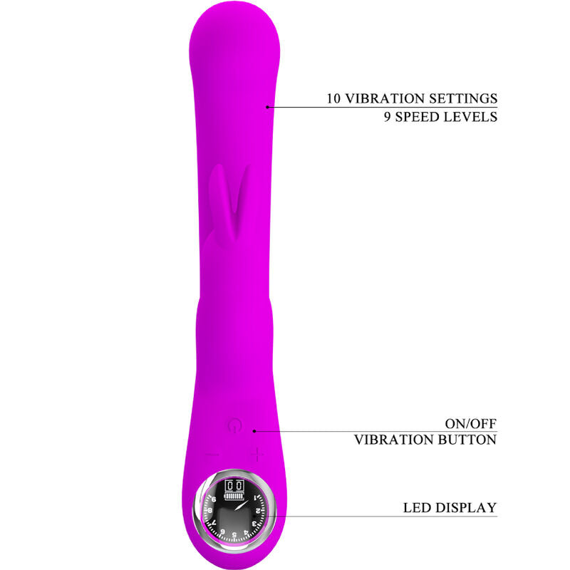 Pretty Love Flirtation Pretty Love - Lamar Rabbit Vibrator & Violet G-Spot