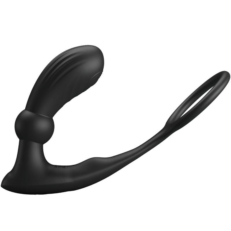 Pretty Love Bottom Pretty Love - Warren Black Anal Ring & Vibrator