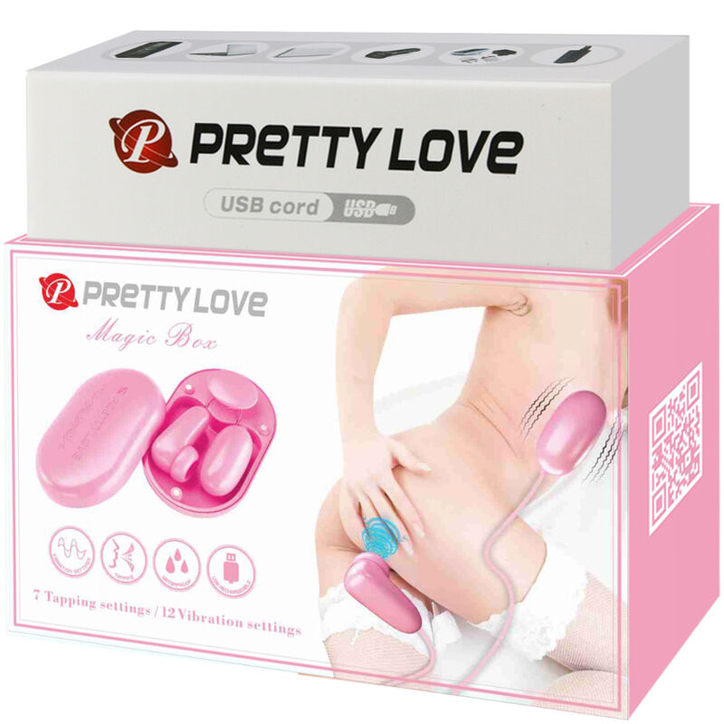 Pretty Love Smart Pretty Love - Magic Box Vibrating Bullet & Pink Stimulator