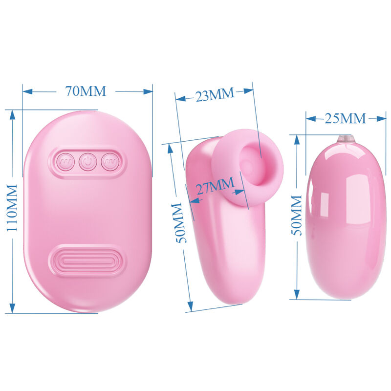 Pretty Love Smart Pretty Love - Magic Box Vibrating Bullet & Pink Stimulator