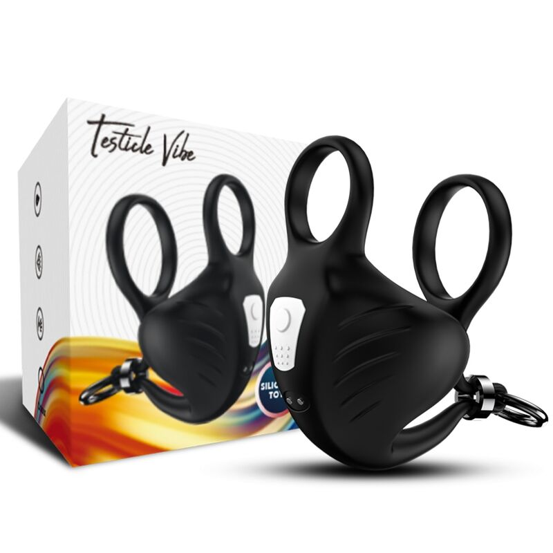 Armony For Him Armony - Manta Scrotum Vibrator Ring Remote Control Black