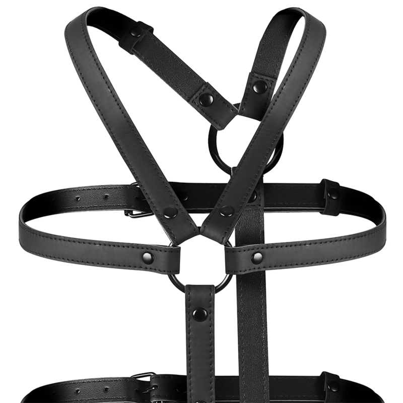 Fetish Submissive Bondage Adjustable Harness Torso And Arms