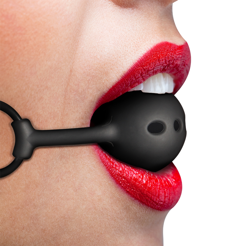 Fetish Submissive Bondage Breathable Silicone Ball Gag
