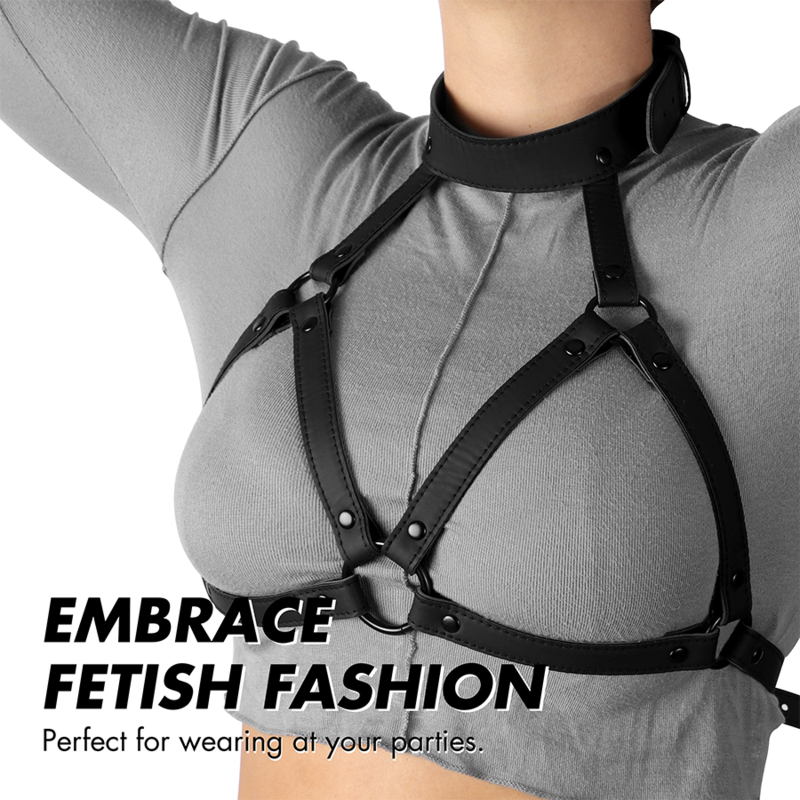 Fetish Submissive Bondage Adjustable Chest Harness