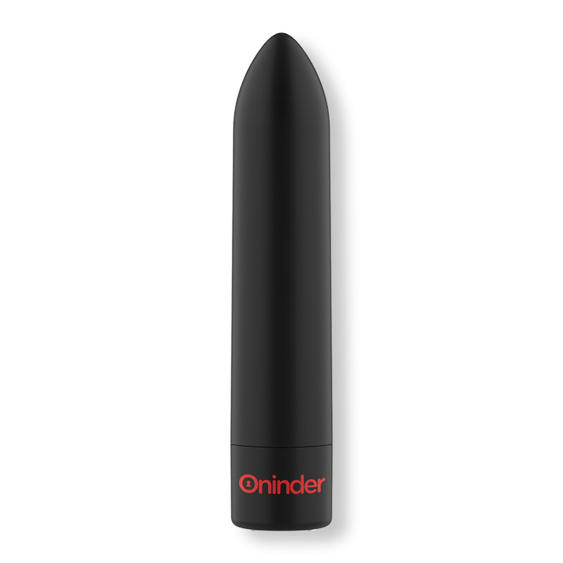 Oninder Berlin Bullet Vibrator Black 9 Modes 8.5 X 2 Cm - Free App