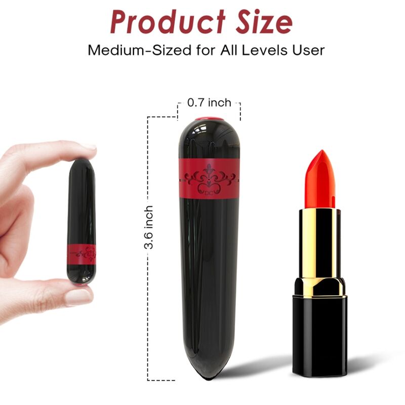 Armony Stimulators Armony - Rocket Vibrator Bullet Remote Control Black