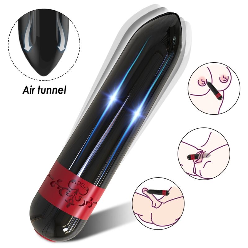 Armony Stimulators Armony - Rocket Vibrator Bullet Remote Control Black