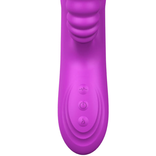 Armony Vibrators Armony - Angelia Multifunction Vibrator With Stimulating Tongue Violet Heat Effect