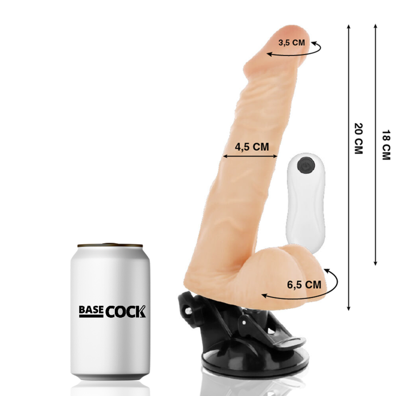 Basecock Realistic Articulable Remote Control Flesh 20 Cm -O- 4.5 Cm