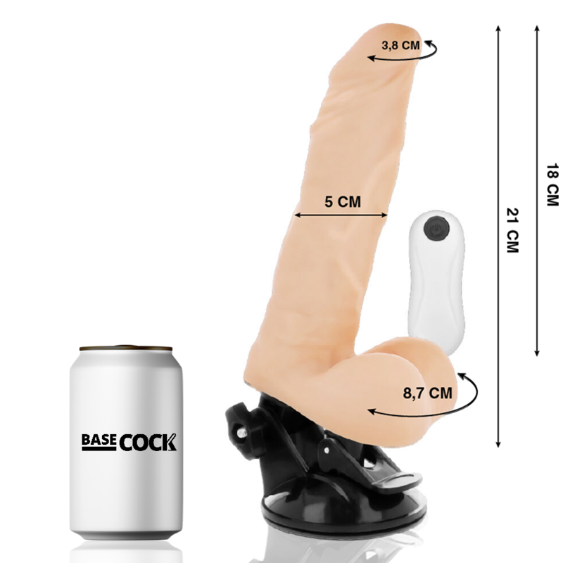 Basecock Realistic Bendable Remote Control Flesh 21 Cm -O- 5 Cm