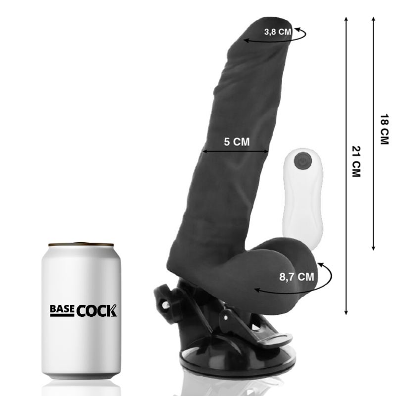 Basecock Realistic Bendable Remote Control Flesh 21 Cm -O- 5 Cm