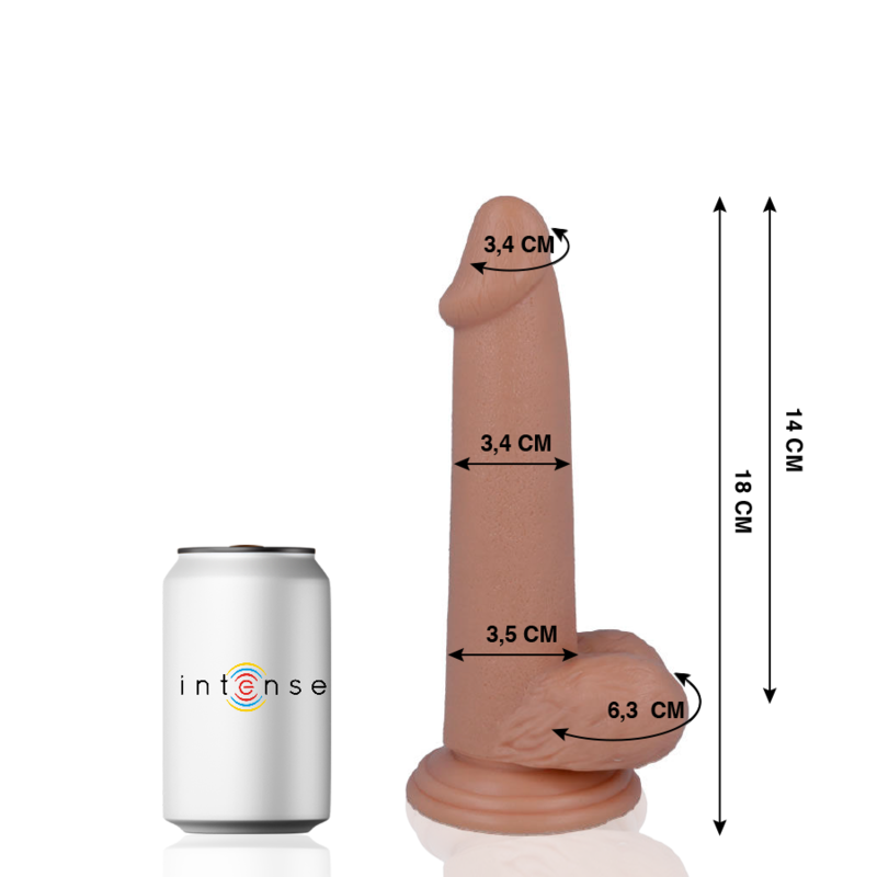 Mr. Intense Mr Intense - 10 Realistic Cock 18 Cm -O- 3.4 Cm