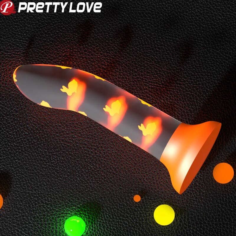 Pretty Love Flirtation Pretty Love - Magical Nightfall Dildo Without Vibration Luminous Orange