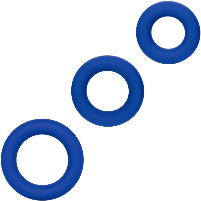 Calexotics Admiral Cock Ring Set Blue