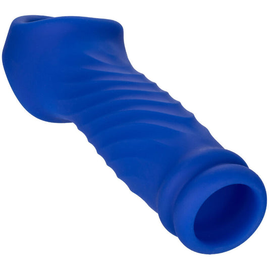 Calexotics Admiral Wave Penis Cover Liquid Silicone Blue