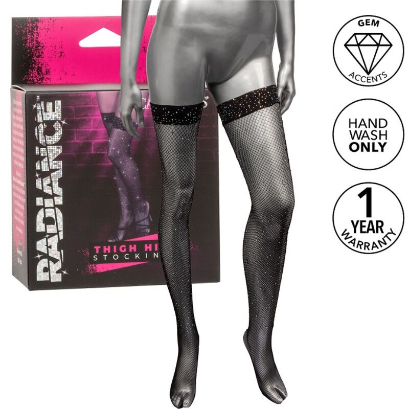 Calexotics Radiance Thigh High Stockings Rhine