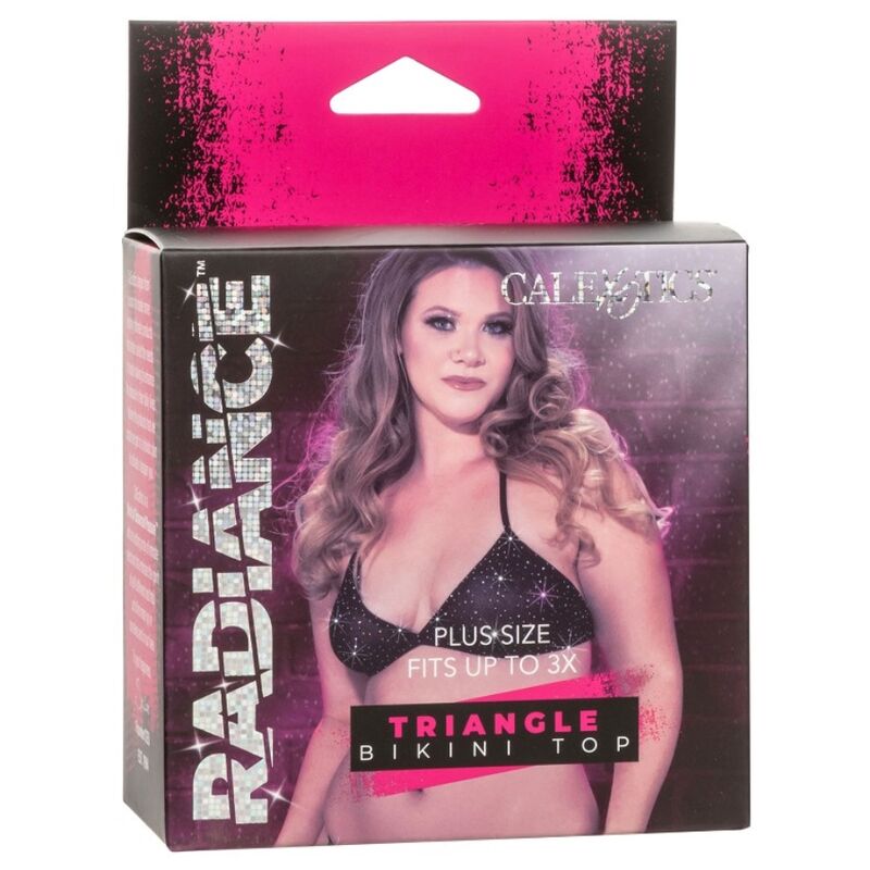 Calexotics Radiance Triangle Bikini Top Rhine Plus Size
