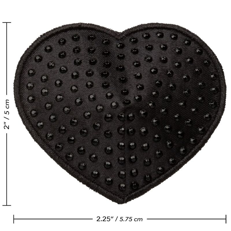 Calexotics Radiance Heart-Shaped Jewel Nipple Shields