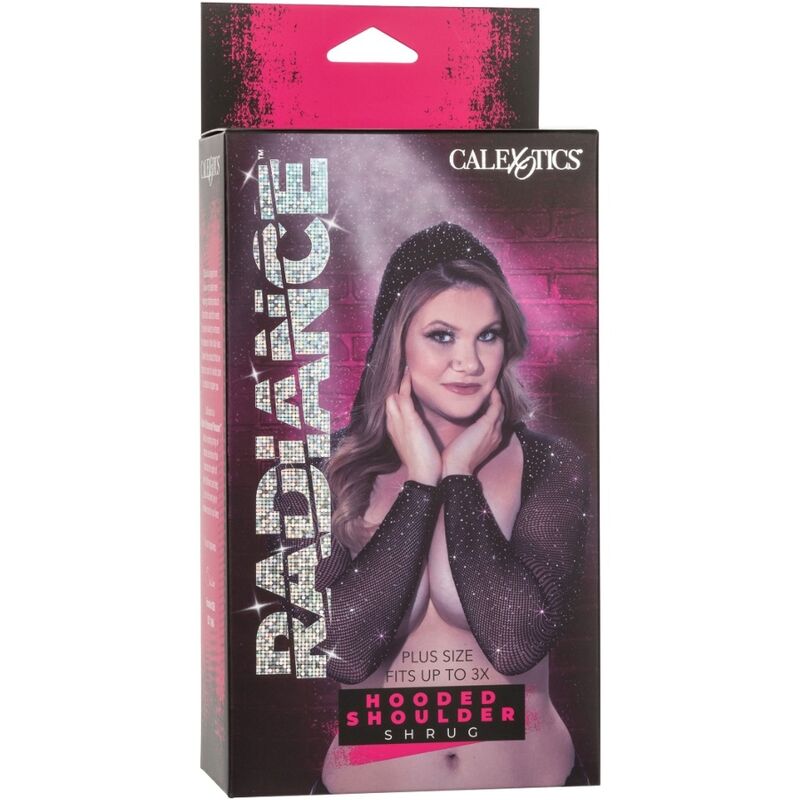 Calexotics Radiance Hooded Shoulder Shrug Rhine Plus Size