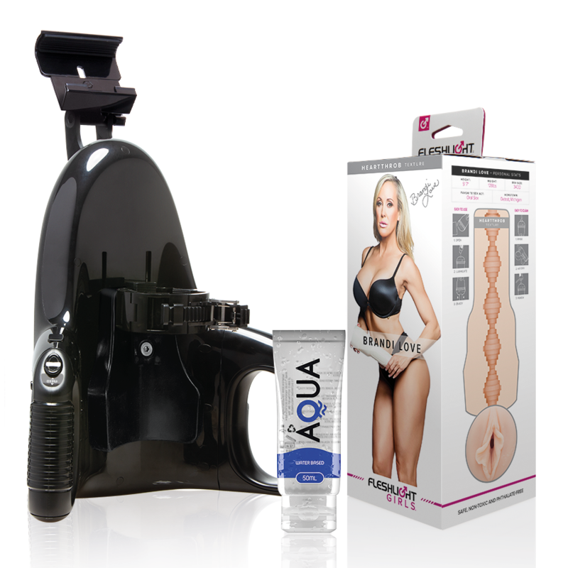 Fleshlight Girls Fleshlight - Brandi Love Vagina + Universal Launch + Aqua Quality Lubricant 50 Ml