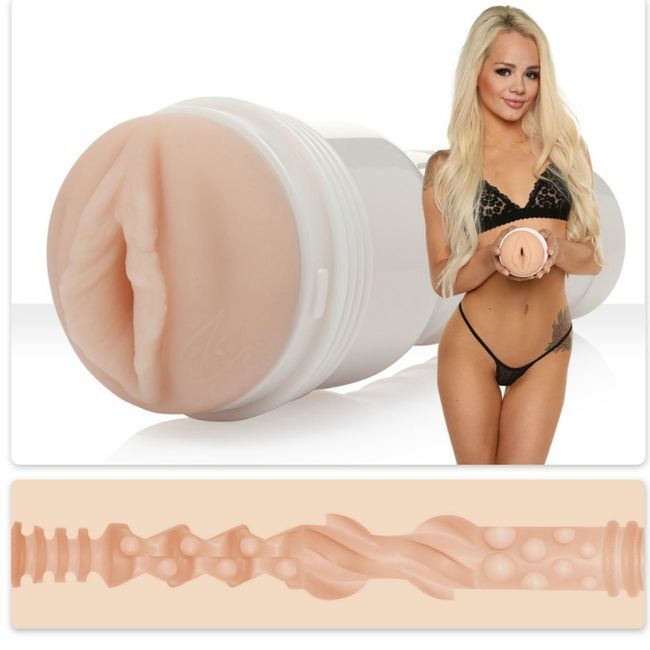 Fleshlight Girls Fleshlight - Elsa Jean Vagina Tasty + Universal Launch + Aqua Quality Lubricant 50 Ml