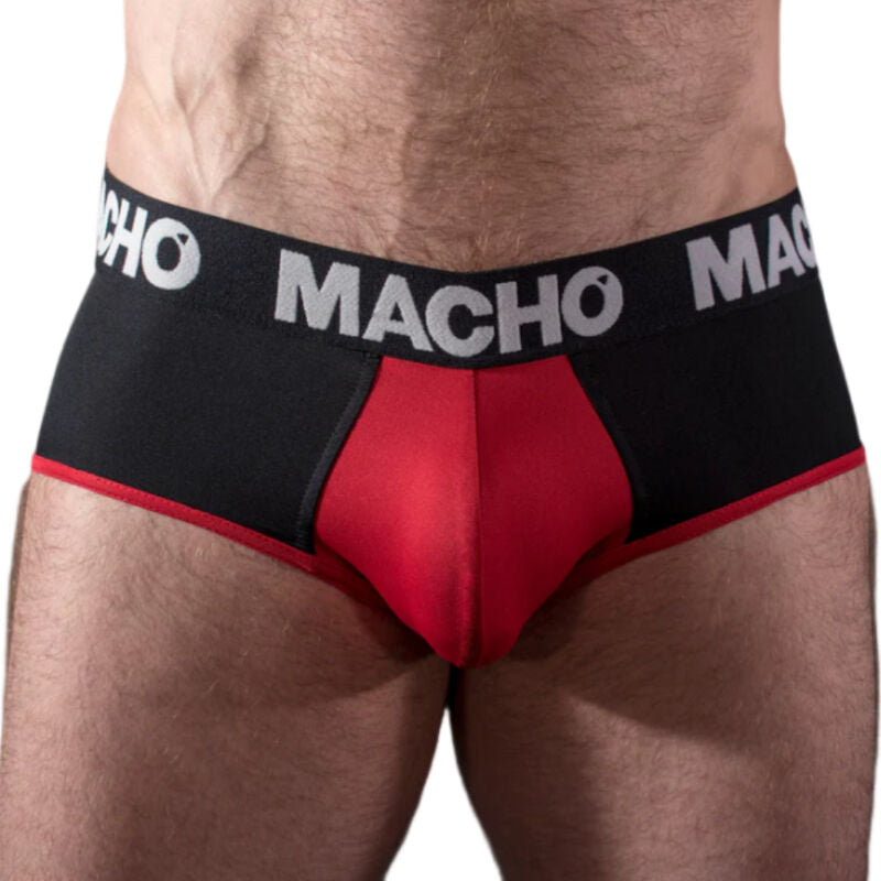 Macho Underwear Macho - Ms26N Slip Negro/Rojo S