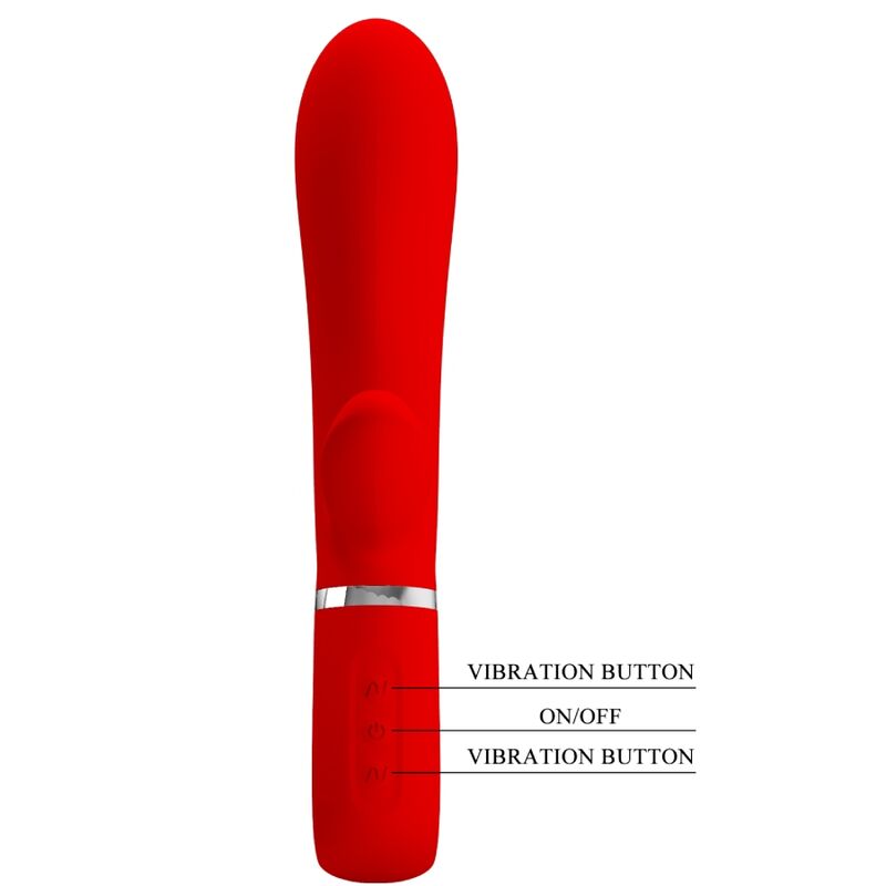 Pretty Love Flirtation Pretty Love - Thomas Multifunction G-Spot Vibrator Red