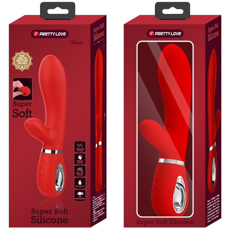 Pretty Love Flirtation Pretty Love - Thomas Multifunction G-Spot Vibrator Red