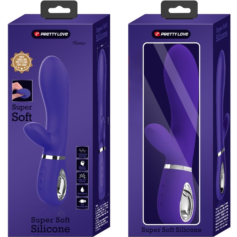 Pretty Love Flirtation Pretty Love - Thomas Multifunction G-Spot Vibrator Purple