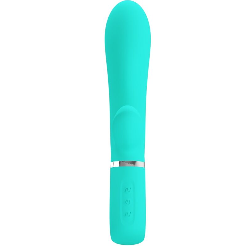 Pretty Love Flirtation Pretty Love - Thomas Multifunction G-Spot Vibrator Aqua Green