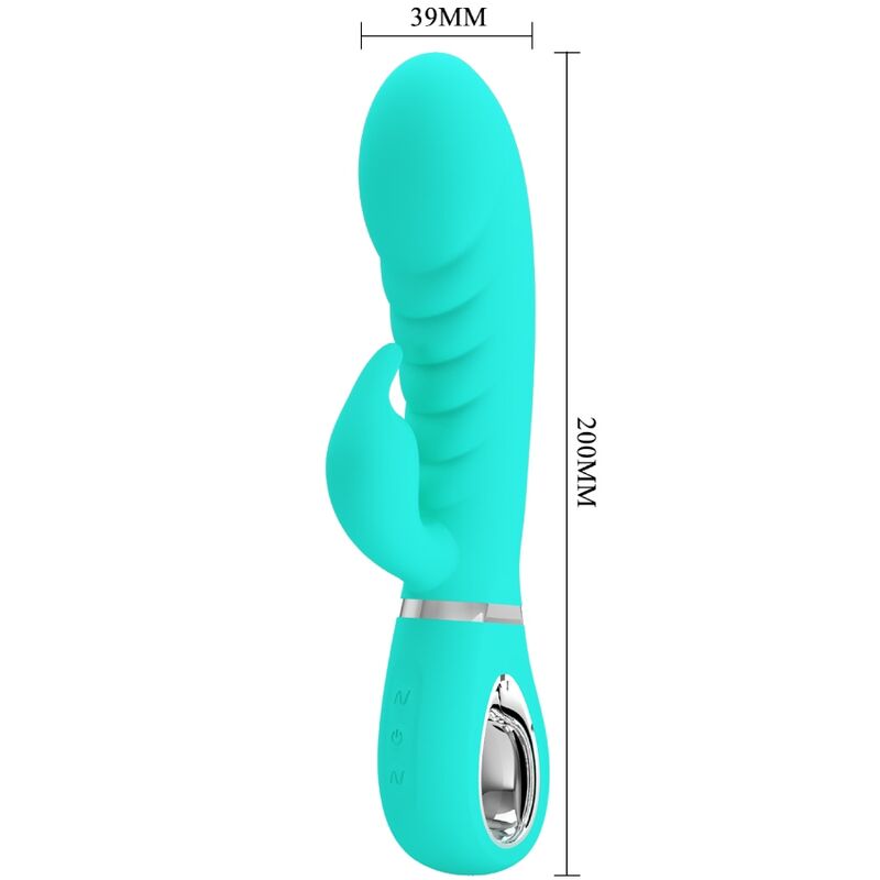 Pretty Love Flirtation Pretty Love - Prescott Multifunction G-Spot Vibrator Aqua Green