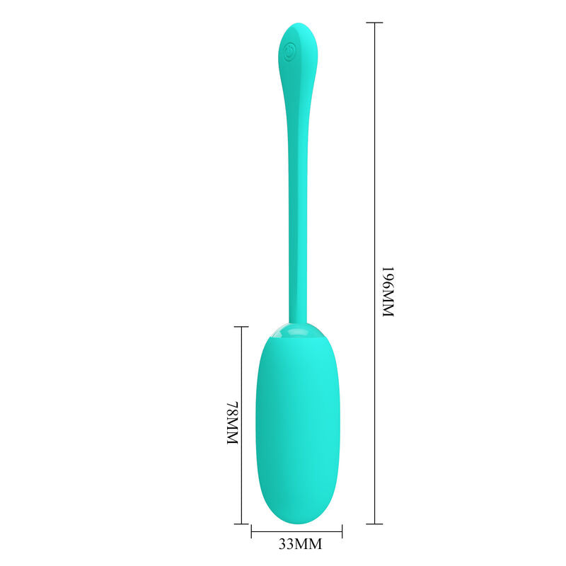 Pretty Love Smart Pretty Love - Julius Waterproof-Rechargeable Vibrating Egg Aqua Green