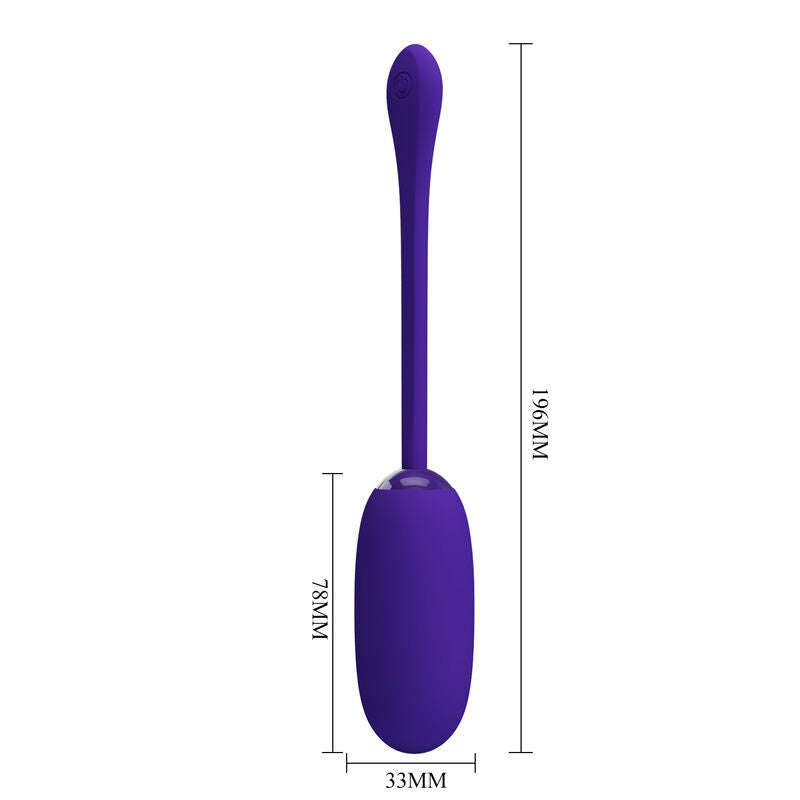 Pretty Love Smart Pretty Love - Julius Waterproof-Rechargeable Vibrating Egg Purple