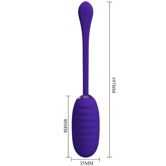 Pretty Love Smart Pretty Love - Kirk Rechargeable Vibrating Egg Purple