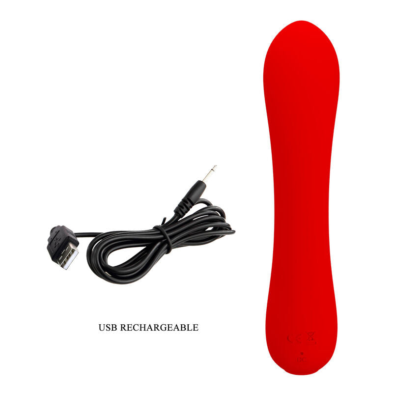 Pretty Love Smart Pretty Love - Prescott Rechargeable Vibrator Red
