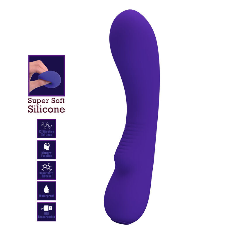 Pretty Love Smart Pretty Love - Prescott Rechargeable Vibrator Purple