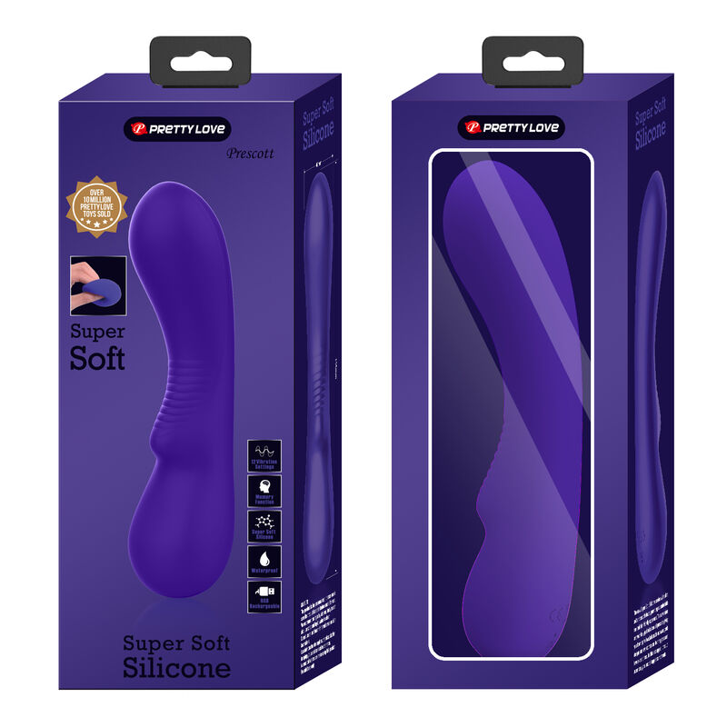 Pretty Love Smart Pretty Love - Prescott Rechargeable Vibrator Purple