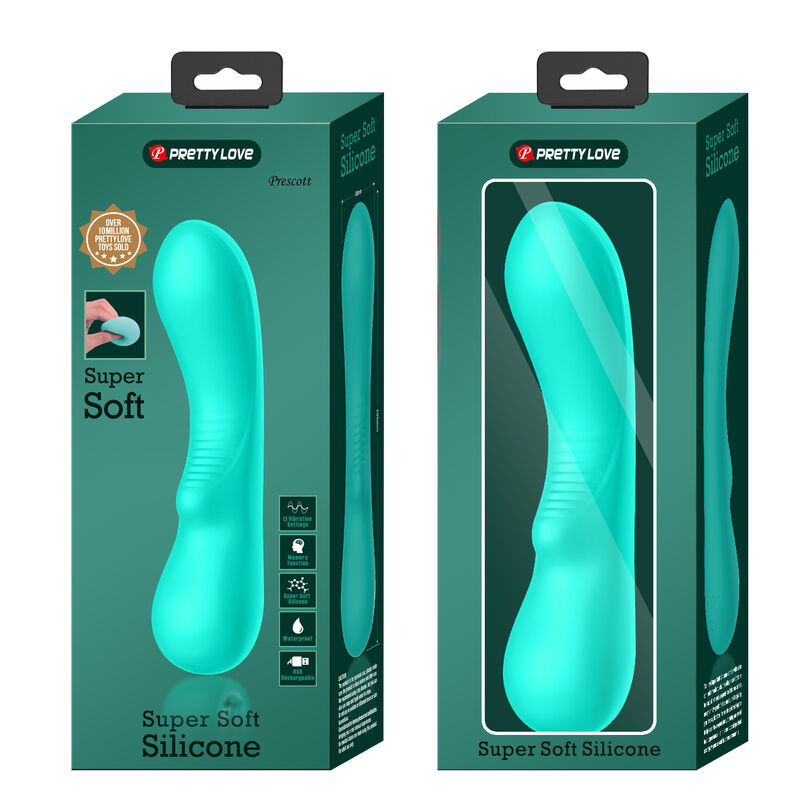 Pretty Love Smart Pretty Love - Prescott Rechargeable Vibrator Aqua Green