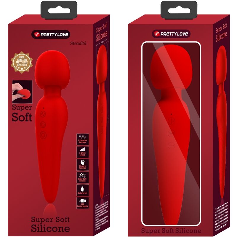 Pretty Love Smart Pretty Love - Meredith Massager 12 Vibration Modes Red