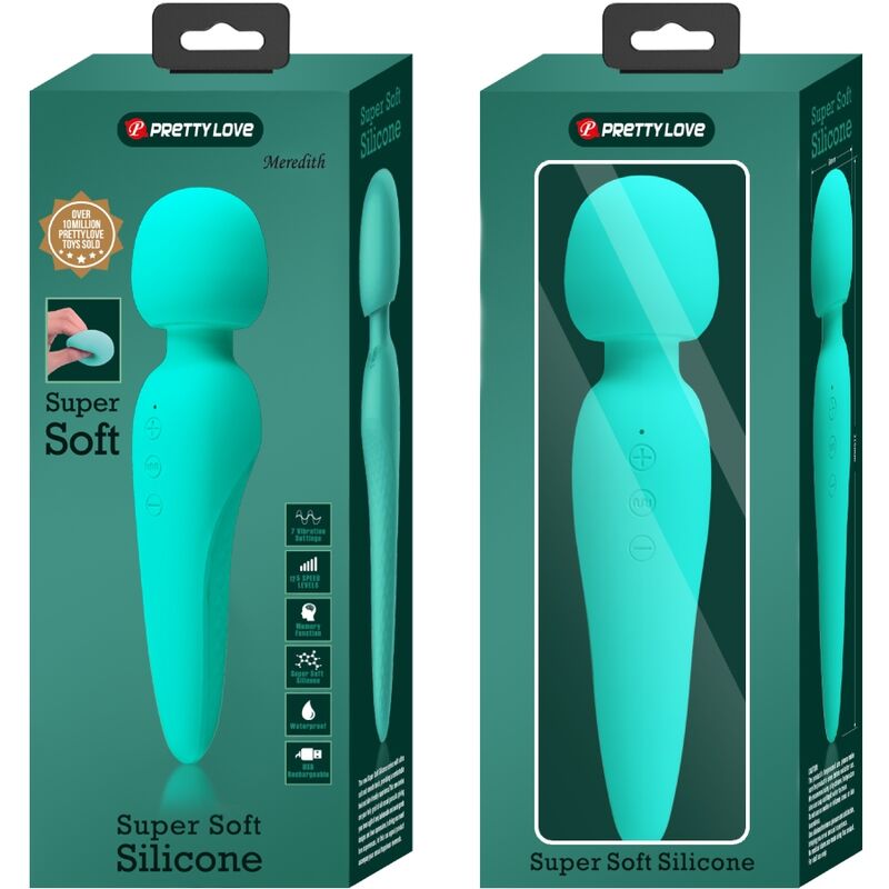 Pretty Love Smart Pretty Love - Meredith Massager 12 Vibration Modes Aqua Green