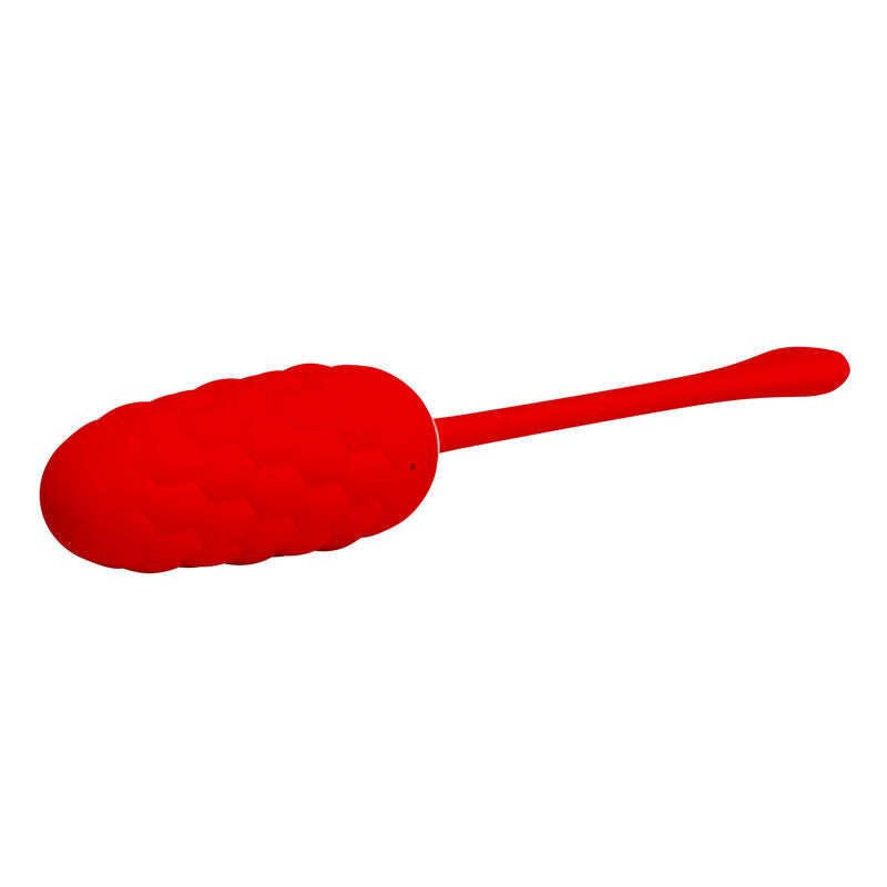Pretty Love Smart Pretty Love - Vibrating Egg With Red Rechargeable Marine Texture