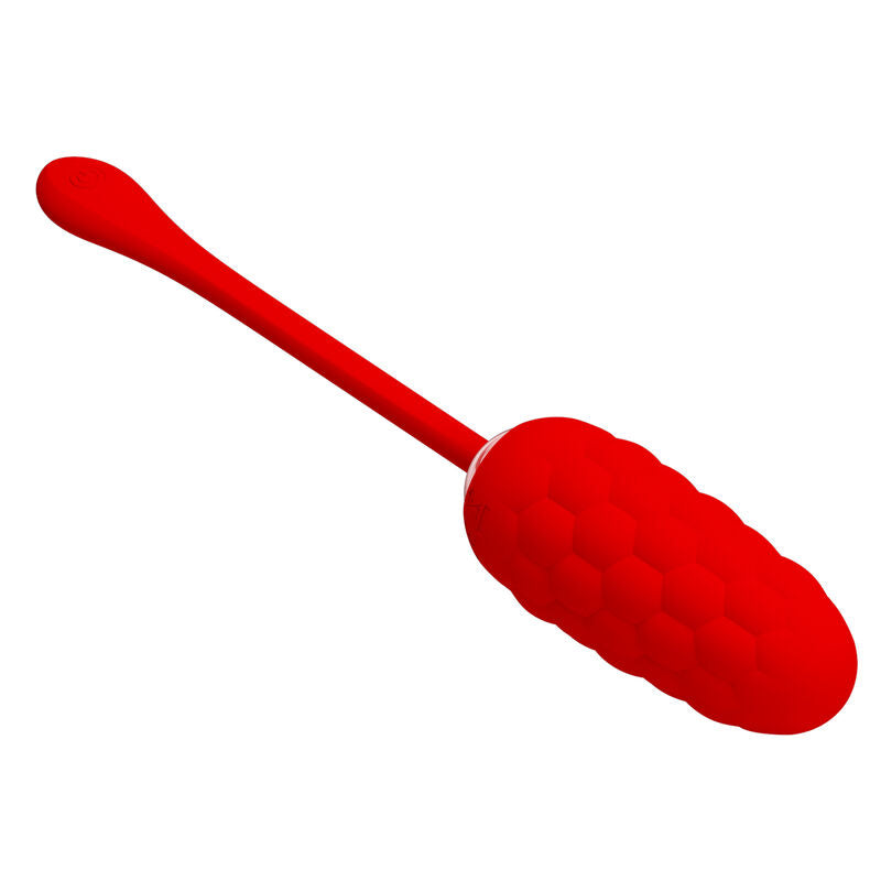 Pretty Love Smart Pretty Love - Vibrating Egg With Red Rechargeable Marine Texture